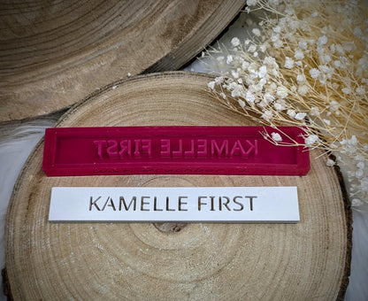 Klötzchen Gießform / KAMELLE FIRST / Silikonform für Klötzchen / 160x22x8 mm / Silikon Klötzchen Gießform /Gießform Klötzchen