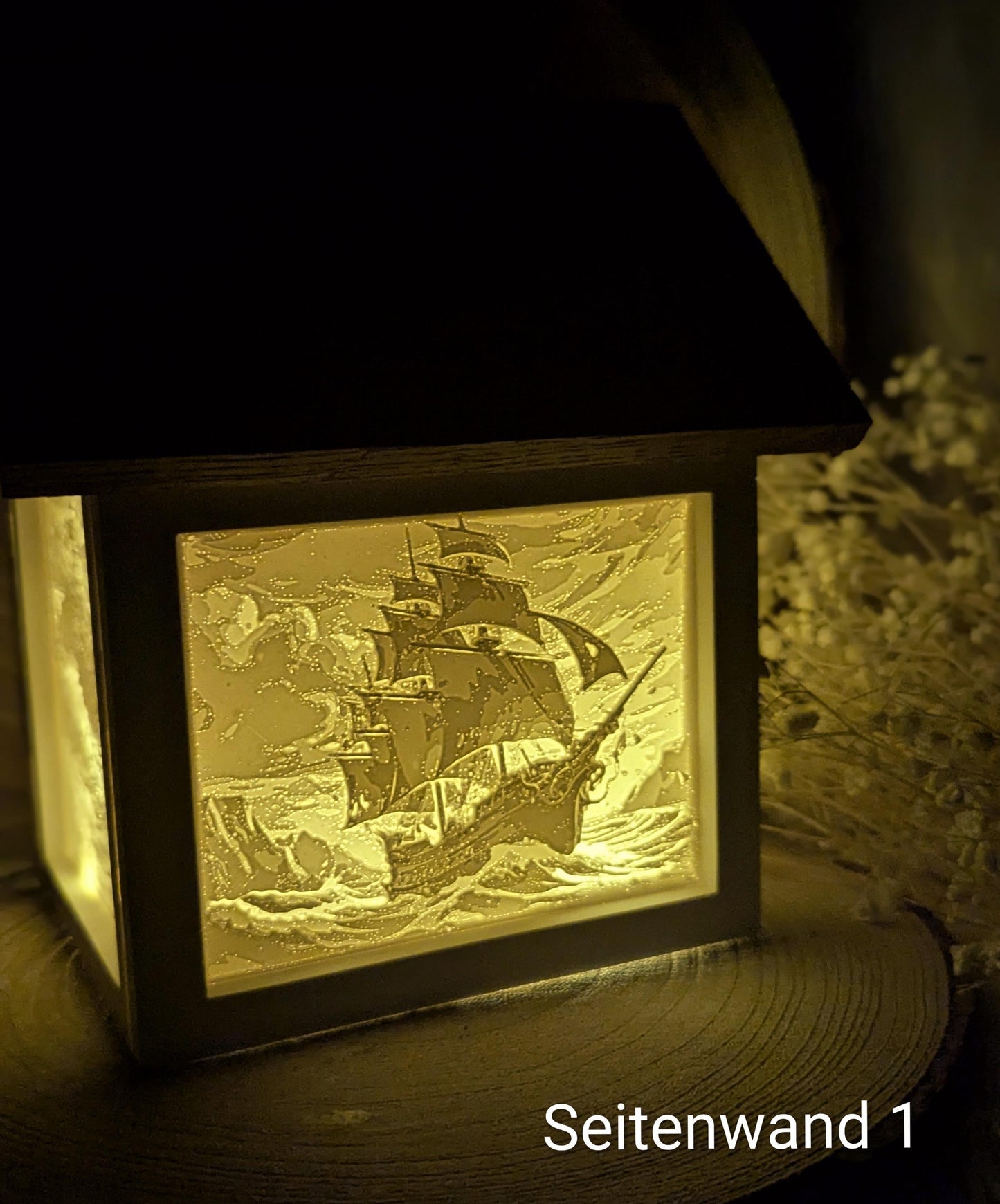 Silikonform für Lichthäuschen Lithophane / Maritim / Standarthaus / Lichthaus mit Dach / Raysin / Silikonform