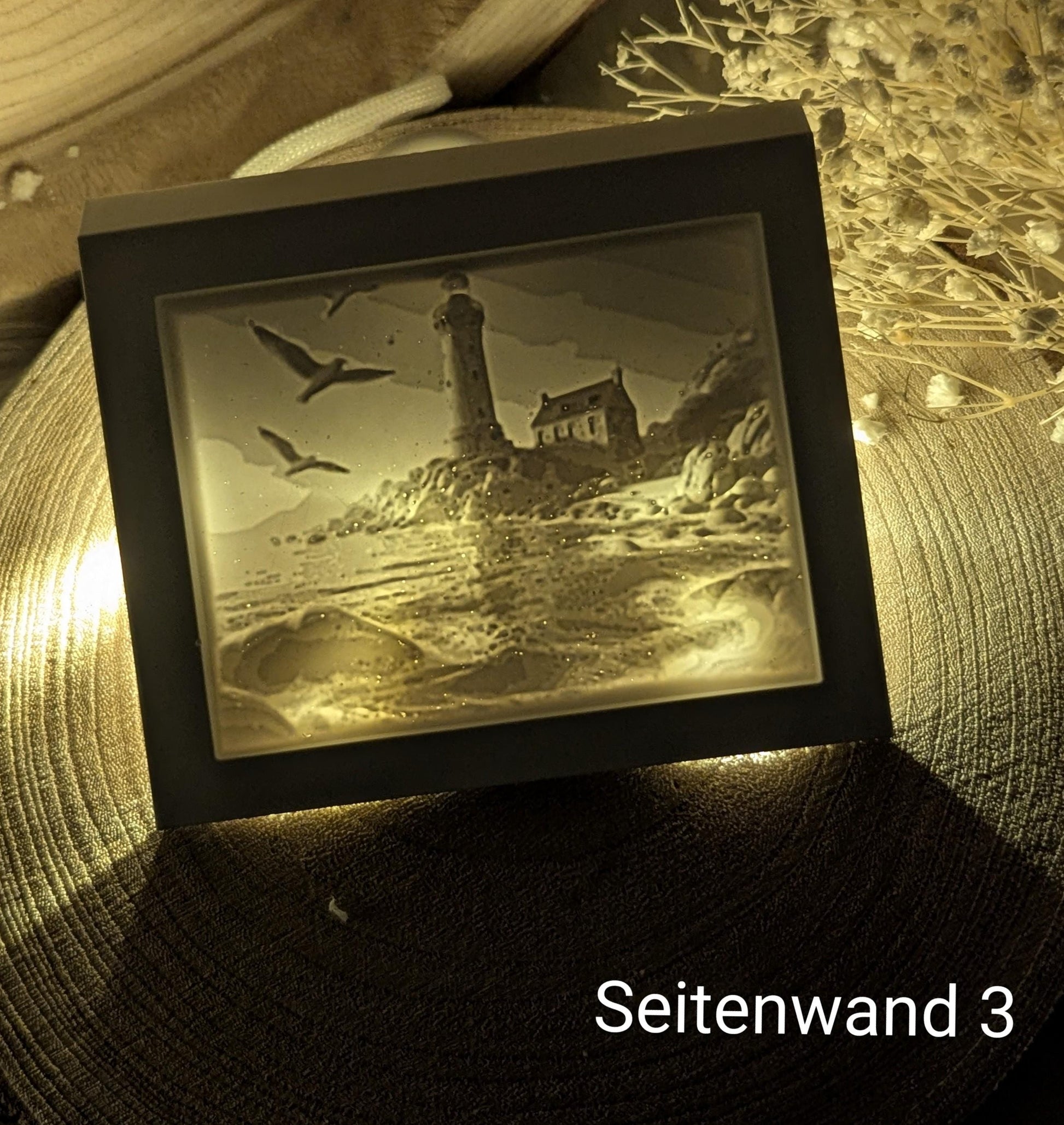 Silikonform für Lichthäuschen Lithophane / Maritim / Standarthaus / Lichthaus mit Dach / Raysin / Silikonform