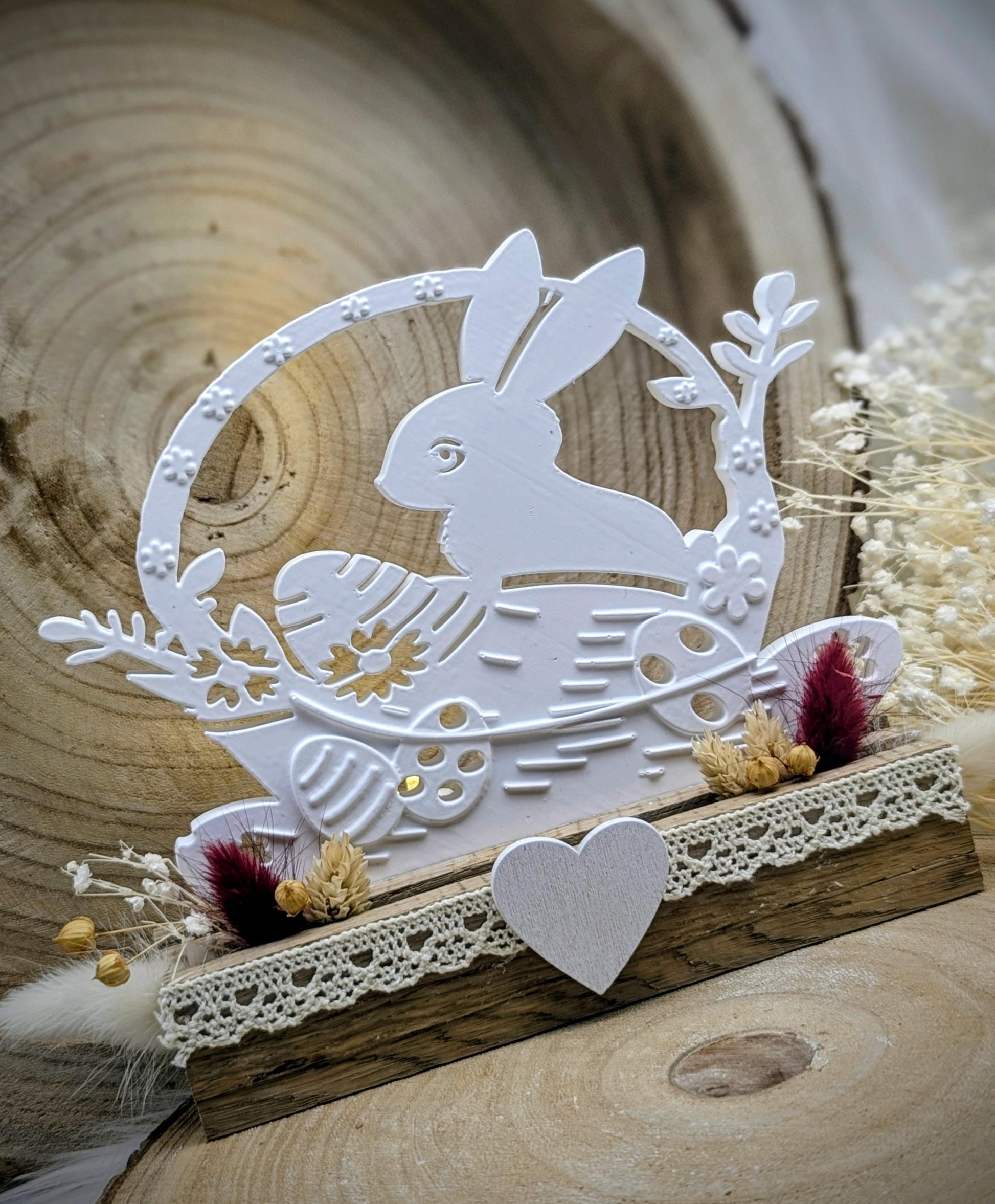 Silikonform Osterkranz "Hasenglück" / Hase / Kranz / Türkranz / Gießform / Raysin / Silikonform