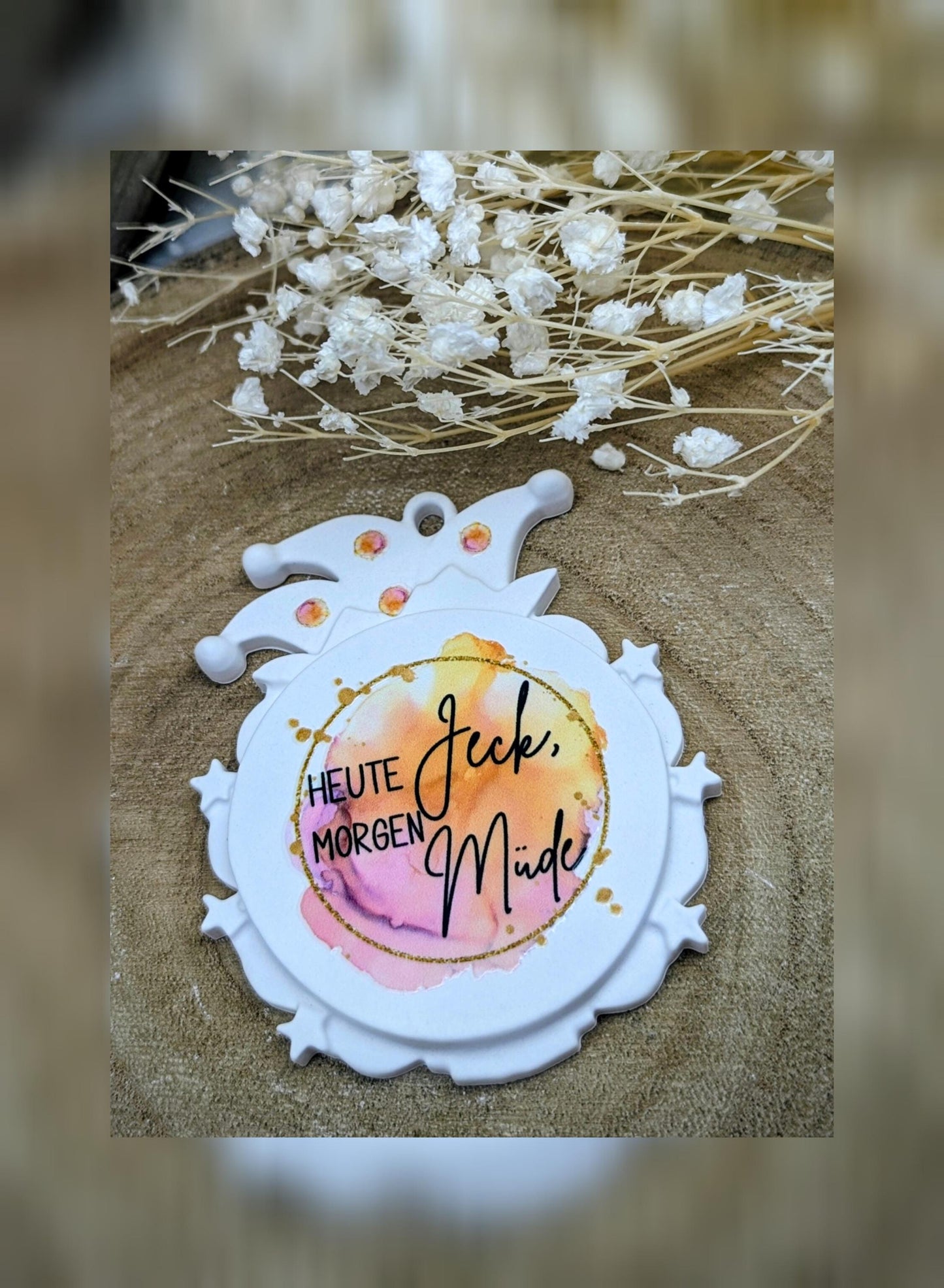 Silikonform Karnevalsorden / Karneval / Fasching / 5. Jahreszeit / Gießform / Raysin / Silikonform