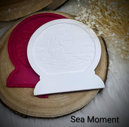 Loop Lampe/ Sea Moments / Premium-Qualität / Lampe / Lithophane / Gießform / Raysin / Silikonform