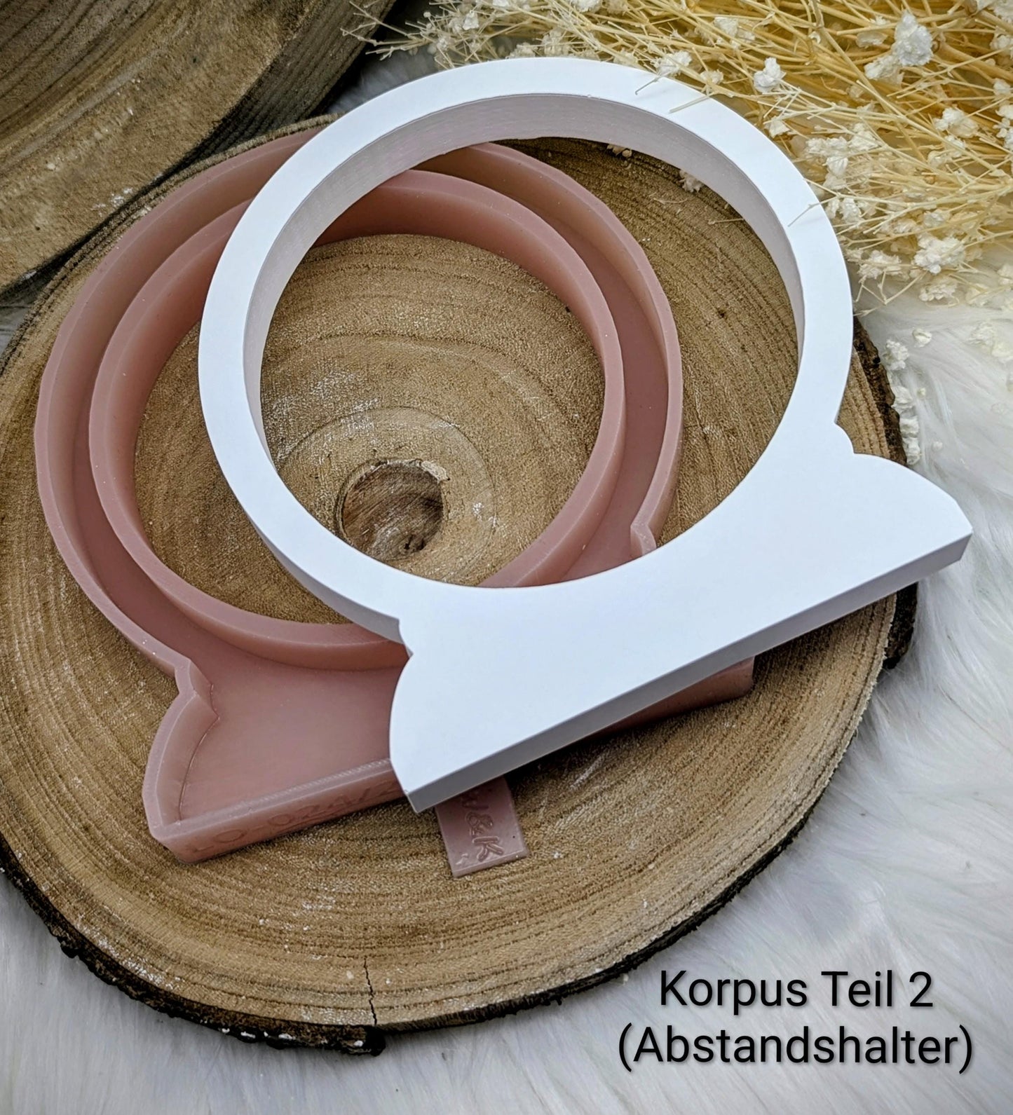 Loop Lampe/ Rex / Schäferhund / Premium-Qualität / Lampe / Lithophane / Gießform / Raysin / Silikonform