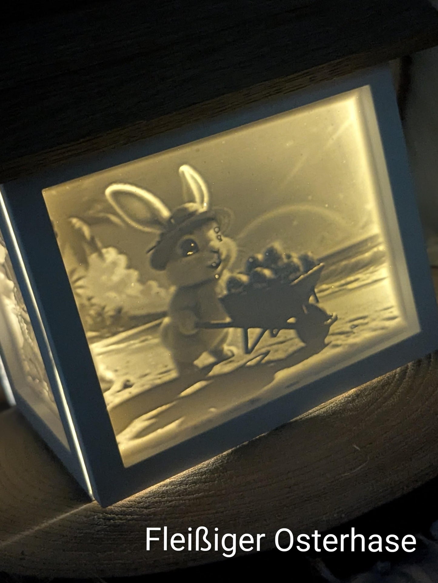 Silikonform für Lichthäuschen Lithophane / Ostern #2 / Premium-Qualität / Standardhaus / Lichthaus mit Dach / Raysin / Silikonform