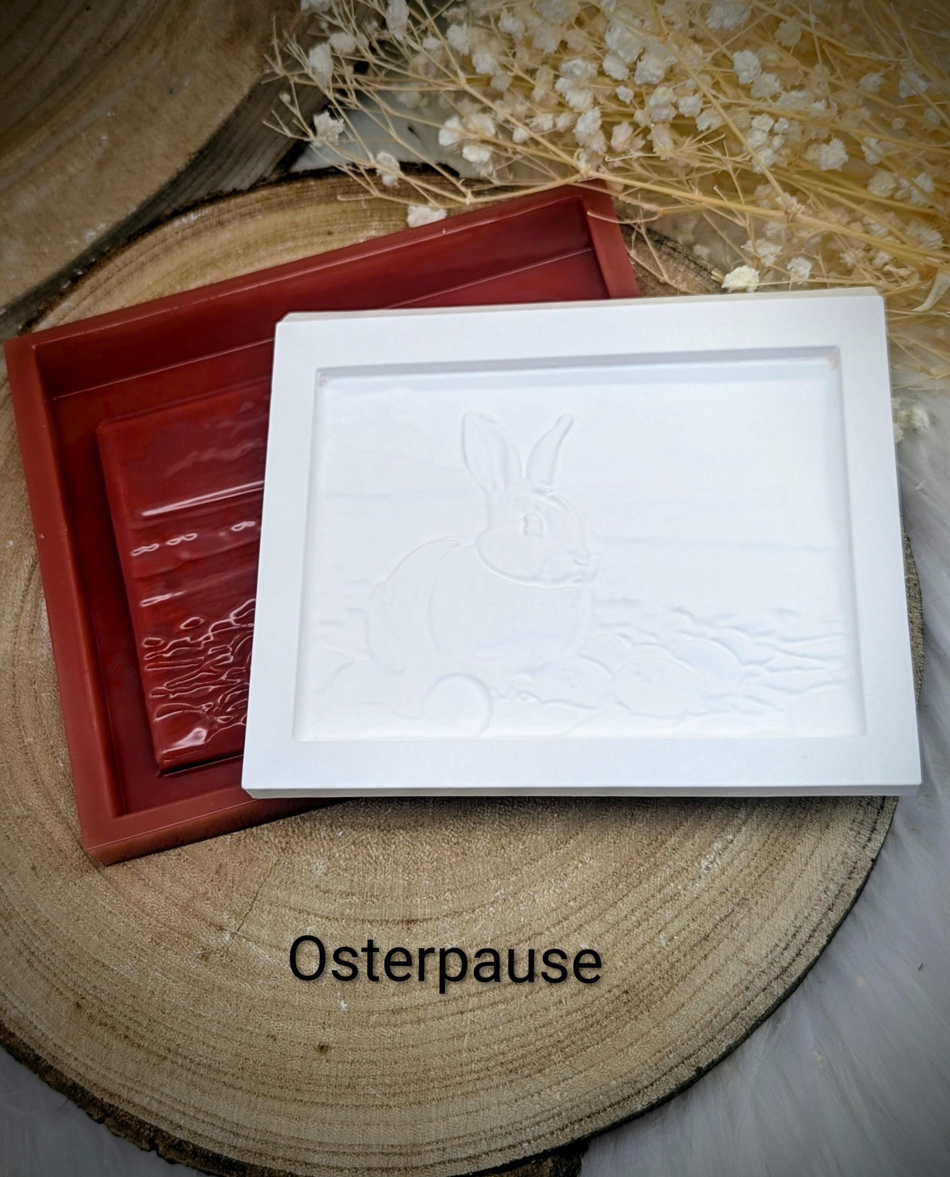 Silikonform für Lichthäuschen Lithophane / Ostern #2 / Premium-Qualität / Standardhaus / Lichthaus mit Dach / Raysin / Silikonform