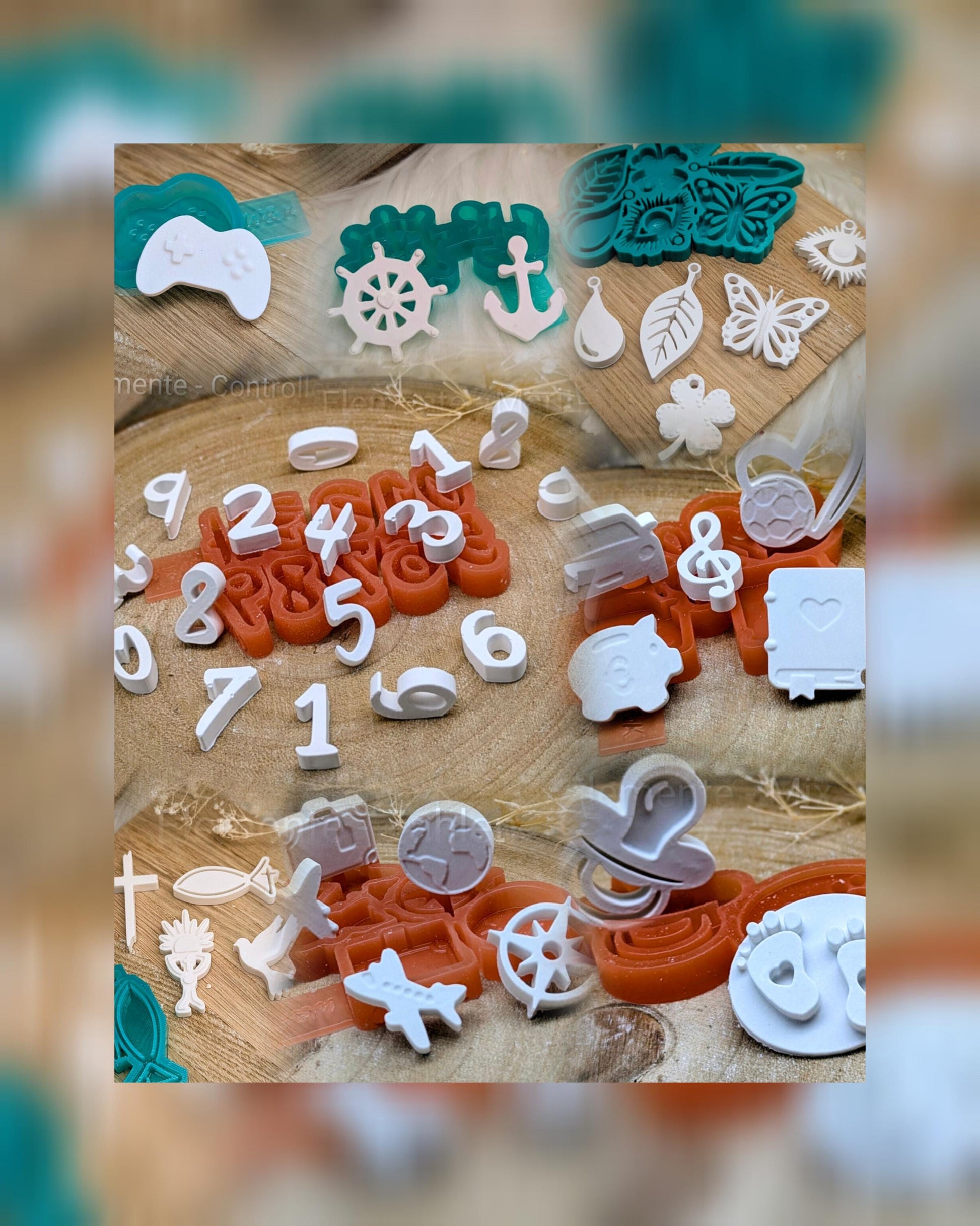 Silikonform Elemente / Gießform / Raysin / Silikonform