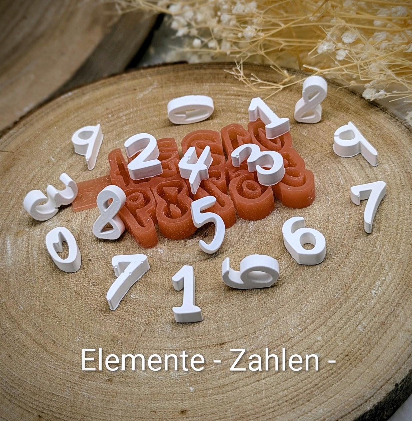 Silikonform Zahlen / 0-9 / Raysin / Silikonform