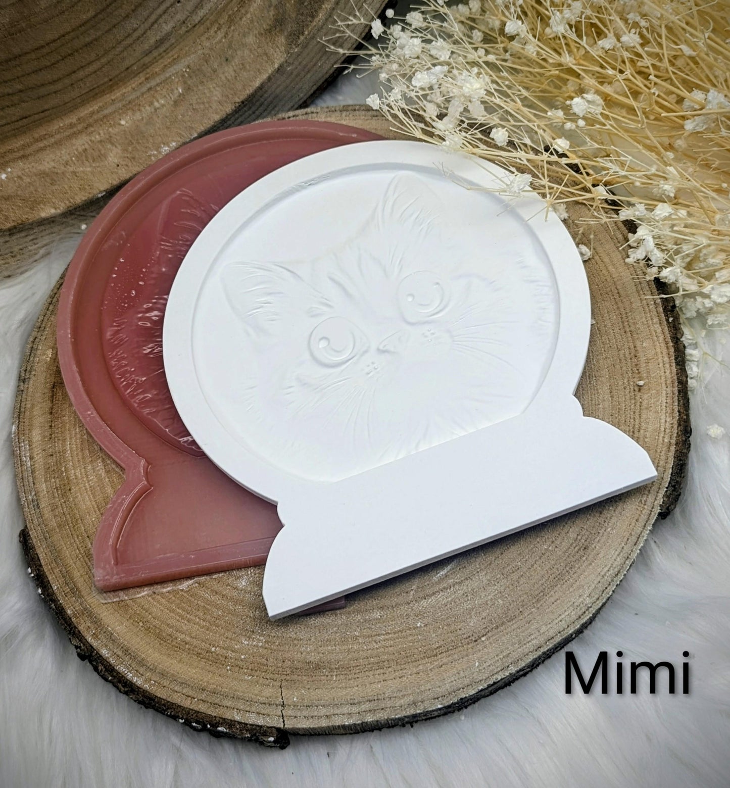 Loop Lampe/ Mimi / Katze / Premium-Qualität / Lampe / Lithophane / Gießform / Raysin / Silikonform