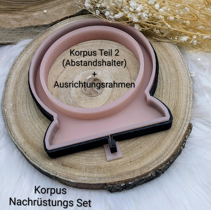 Loop Lampe/ Korpus Nachrüstungs Set / Geschlossener Korpus / Lampe / Lithophane / Gießform / Raysin / Silikonform