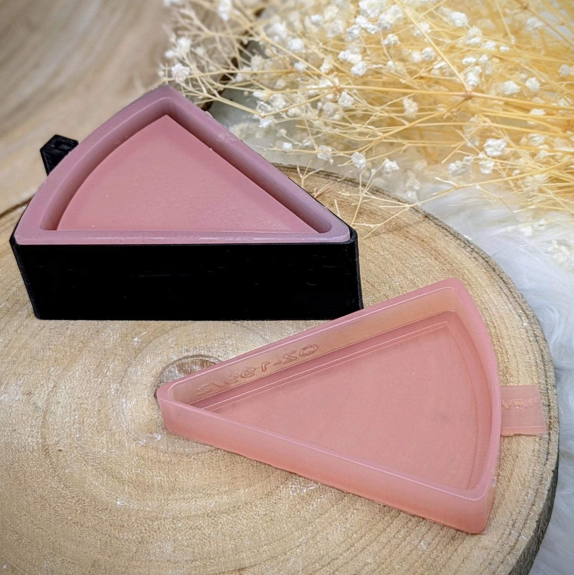 Silikonform Tortenstück / mit Fach / Geschenkverpackung / Pustekuchen / Kuchen / Raysin / Silikonform