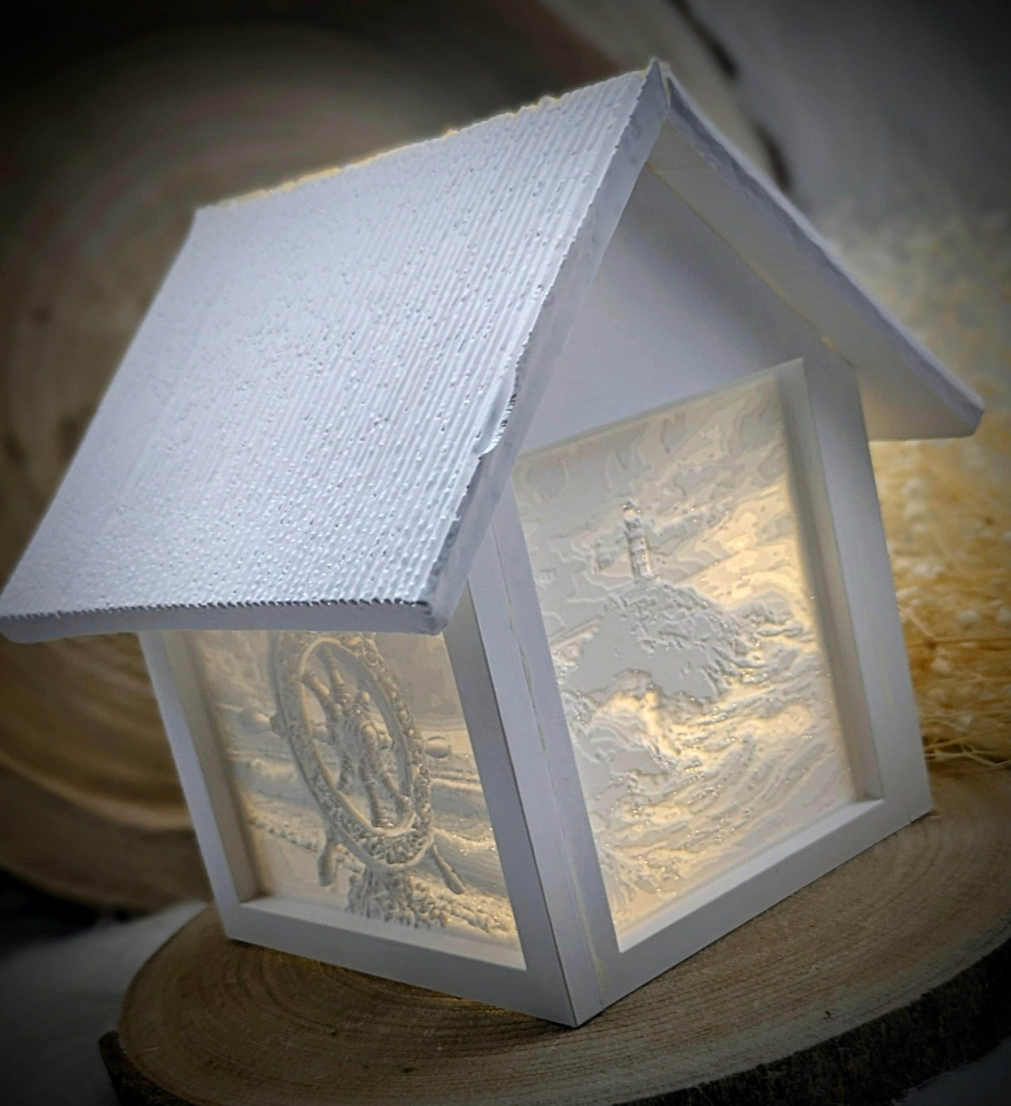 Dach für Standard Lichthäuschen / Anlehnung an Reet-Optik / Reetdach / Lichthaus / Lichthaus mit Dach / Raysin / Silikonform