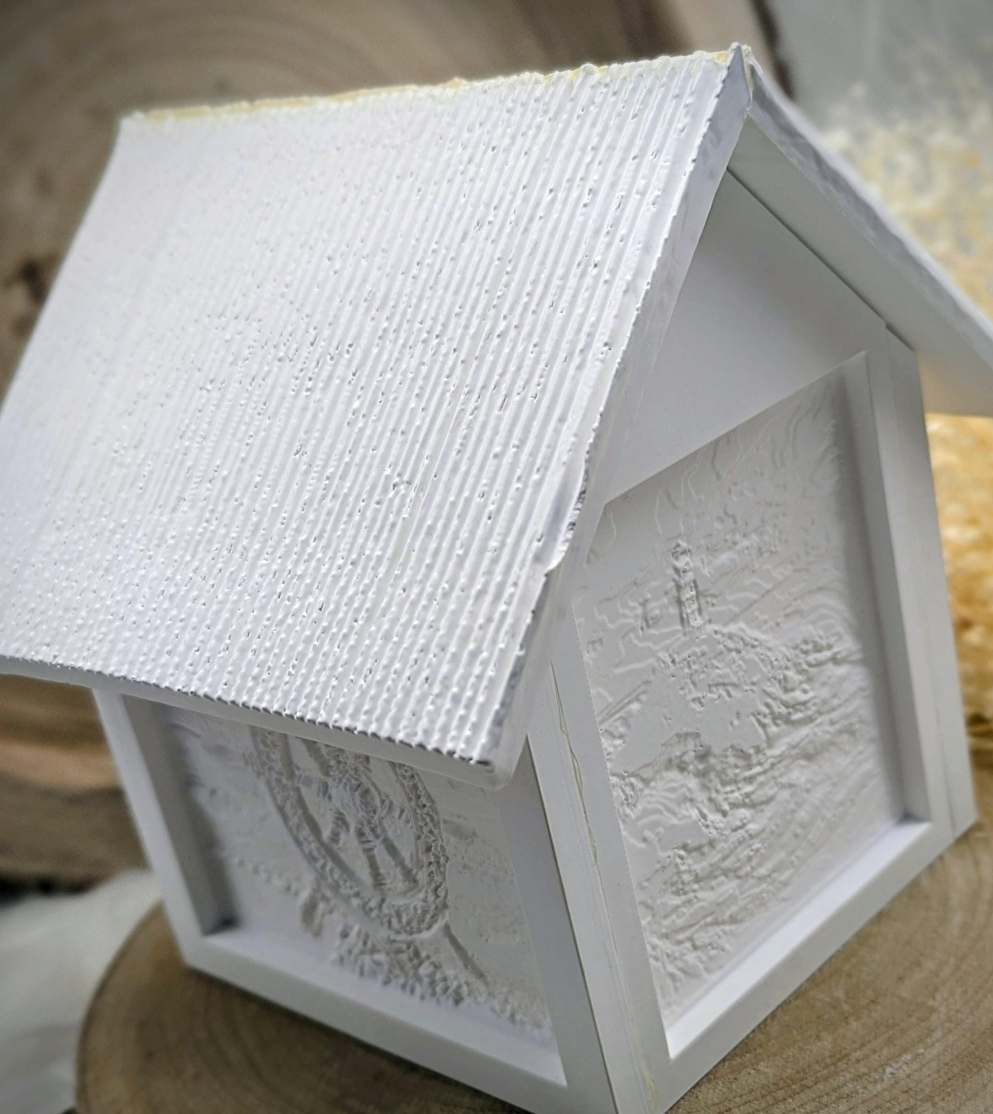 Dach für Standard Lichthäuschen / Anlehnung an Reet-Optik / Reetdach / Lichthaus / Lichthaus mit Dach / Raysin / Silikonform