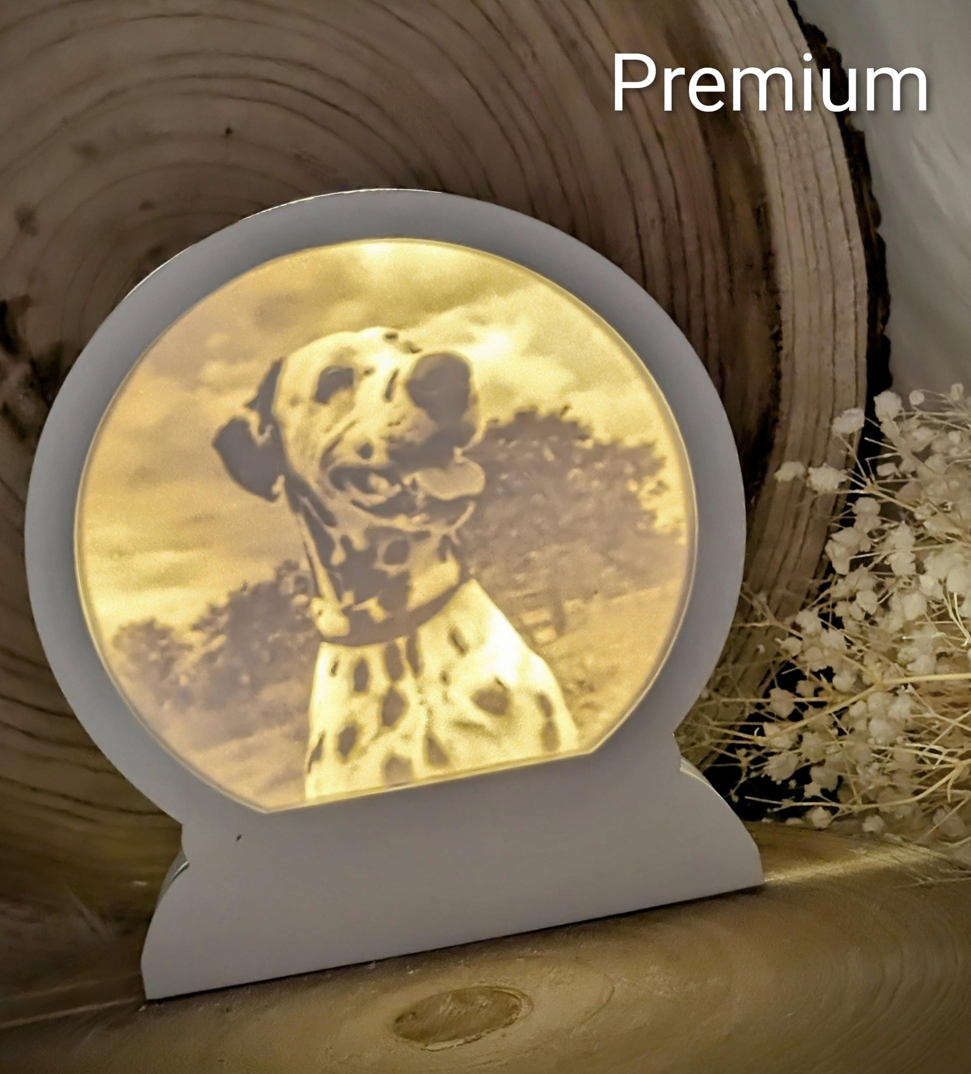 Loop Lampe/ Pongo / Dalmatiner / Premium-Qualität / Lampe / Lithophane / Gießform / Raysin / Silikonform