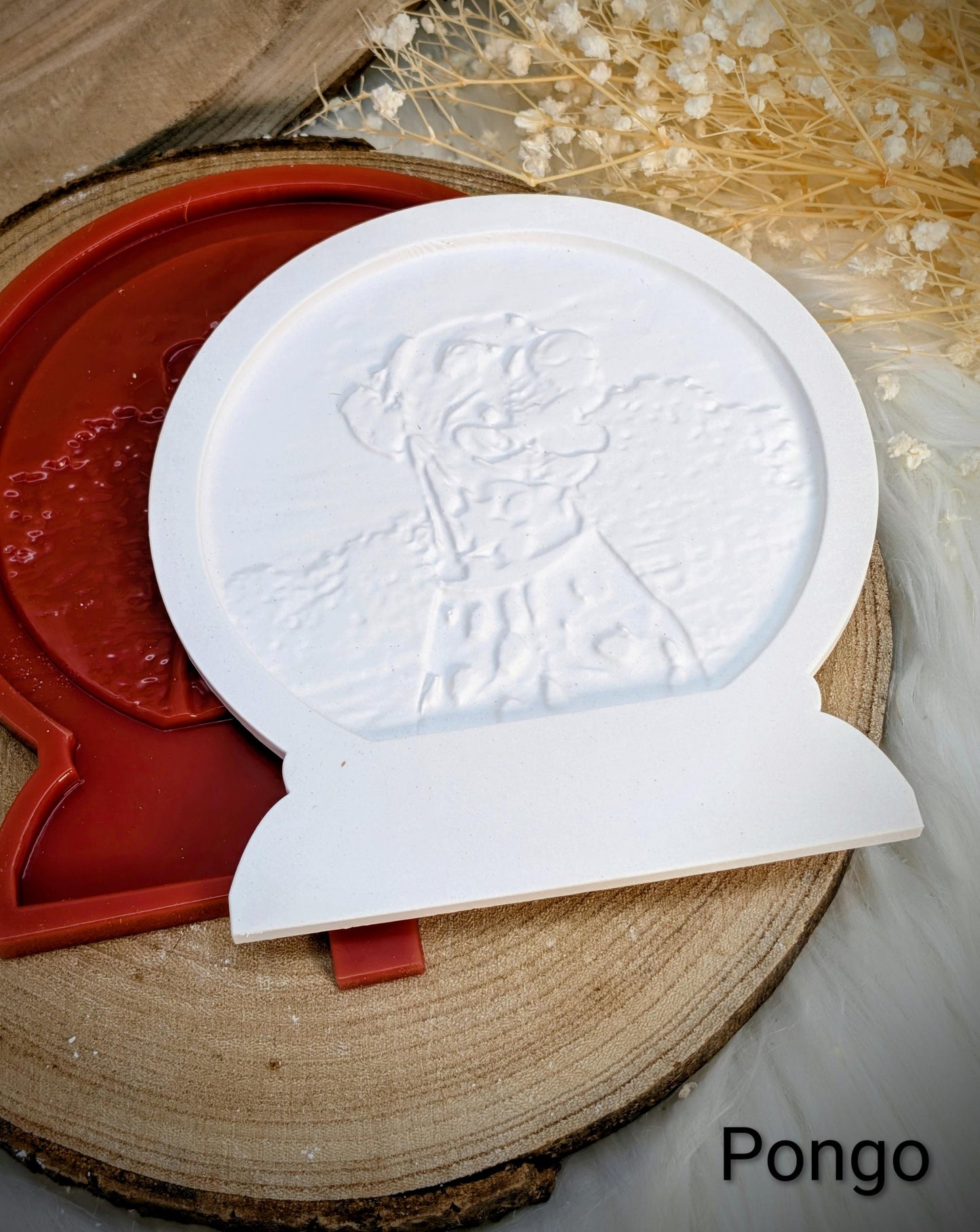Loop Lampe/ Pongo / Dalmatiner / Premium-Qualität / Lampe / Lithophane / Gießform / Raysin / Silikonform