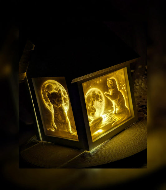 Silikonform für Lichthäuschen Lithophane / Miezhaus / Premium-Qualität / Standardhaus / Lichthaus mit Dach / Raysin / Silikonform