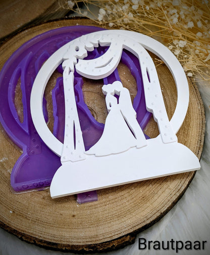 Loop Lampe/ Brautpaar / Korpus / Lampe / Hochzeit / Gießform / Raysin / Silikonform