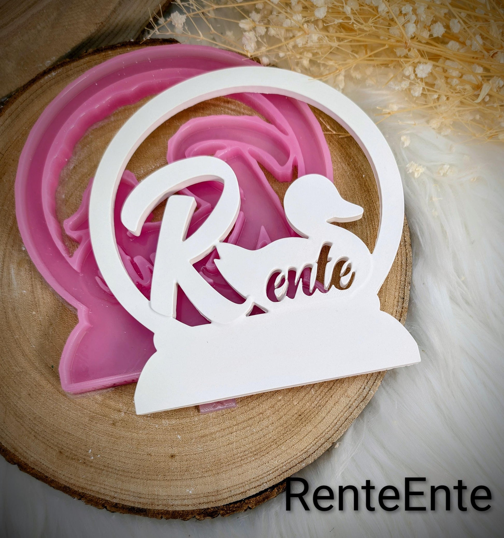 Loop Lampe/ Rente-Ente / Korpus / Lampe / Rente / Ente / Gießform / Raysin / Silikonform