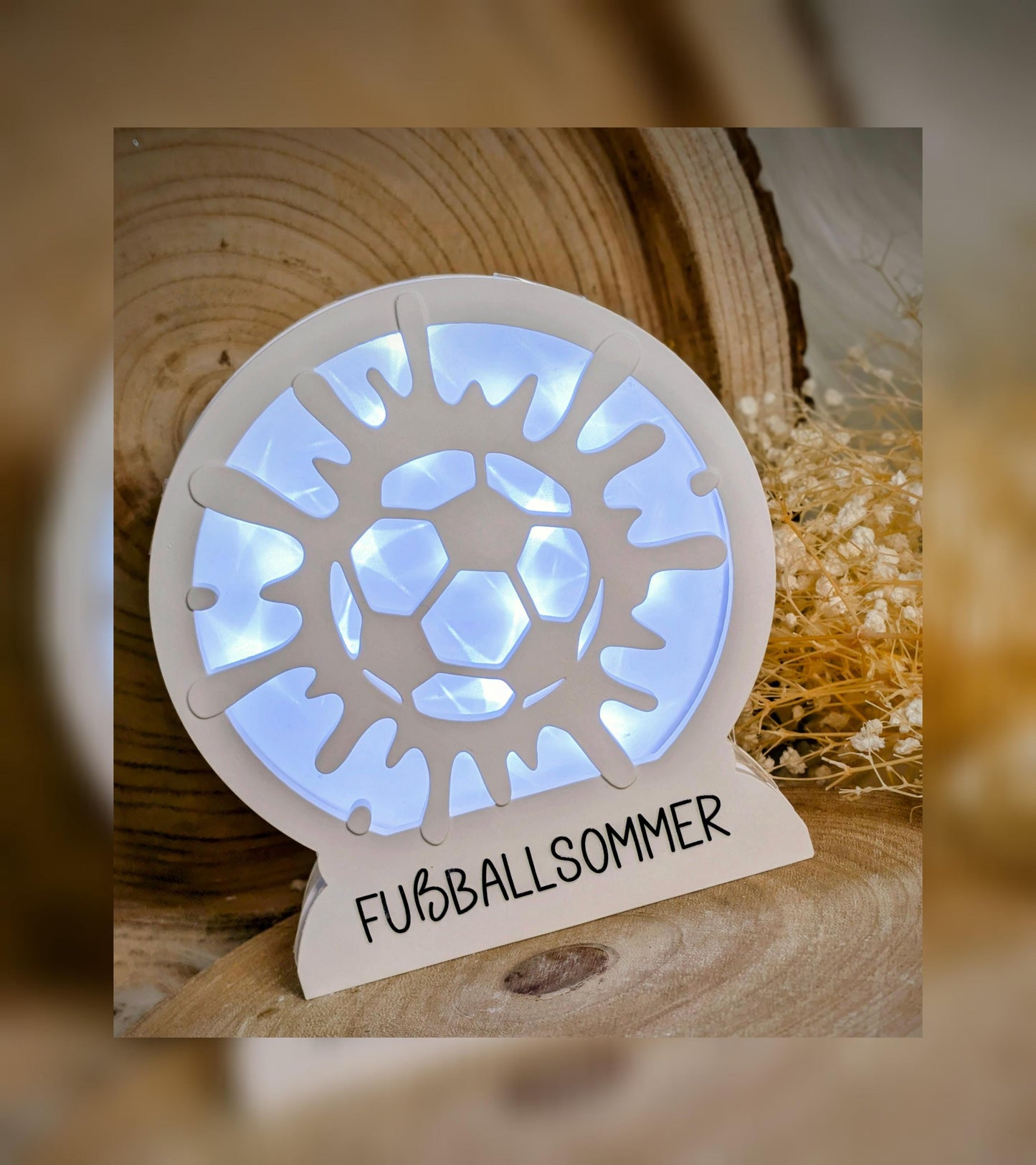 Loop Lampe/ Fußball / Korpus / Lampe / WM / Weltmeisterschaft / Gießform / Raysin / Silikonform