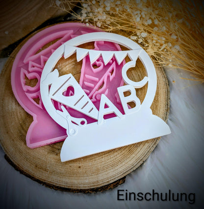 Loop Lampe/ Einschulung / Korpus / Schule / Schulkind / Schule / Gießform / Raysin / Silikonform