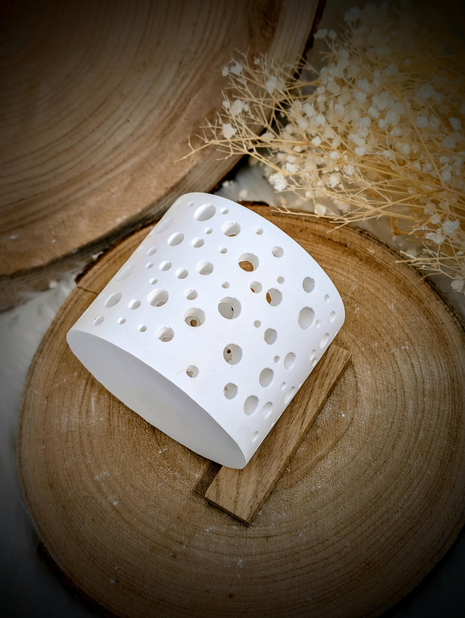 Silikonform für Lichtkranz V3/ Punkt für Punkt / Kreise / Lichthaus / mit Boden / Raysin / Silikonform