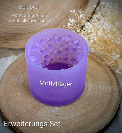 Silikonform für Lichtkranz V3/ Punkt für Punkt / Kreise / Lichthaus / mit Boden / Raysin / Silikonform