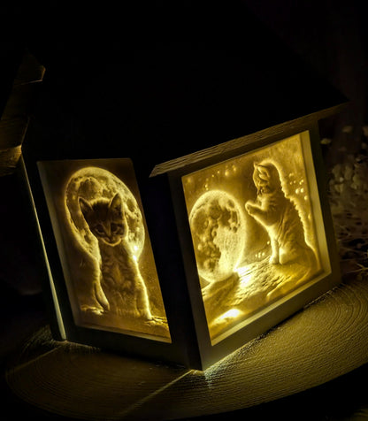Silikonform für Lichthäuschen Lithophane / Miezhaus / Premium-Qualität / Standardhaus / Lichthaus mit Dach / Raysin / Silikonform