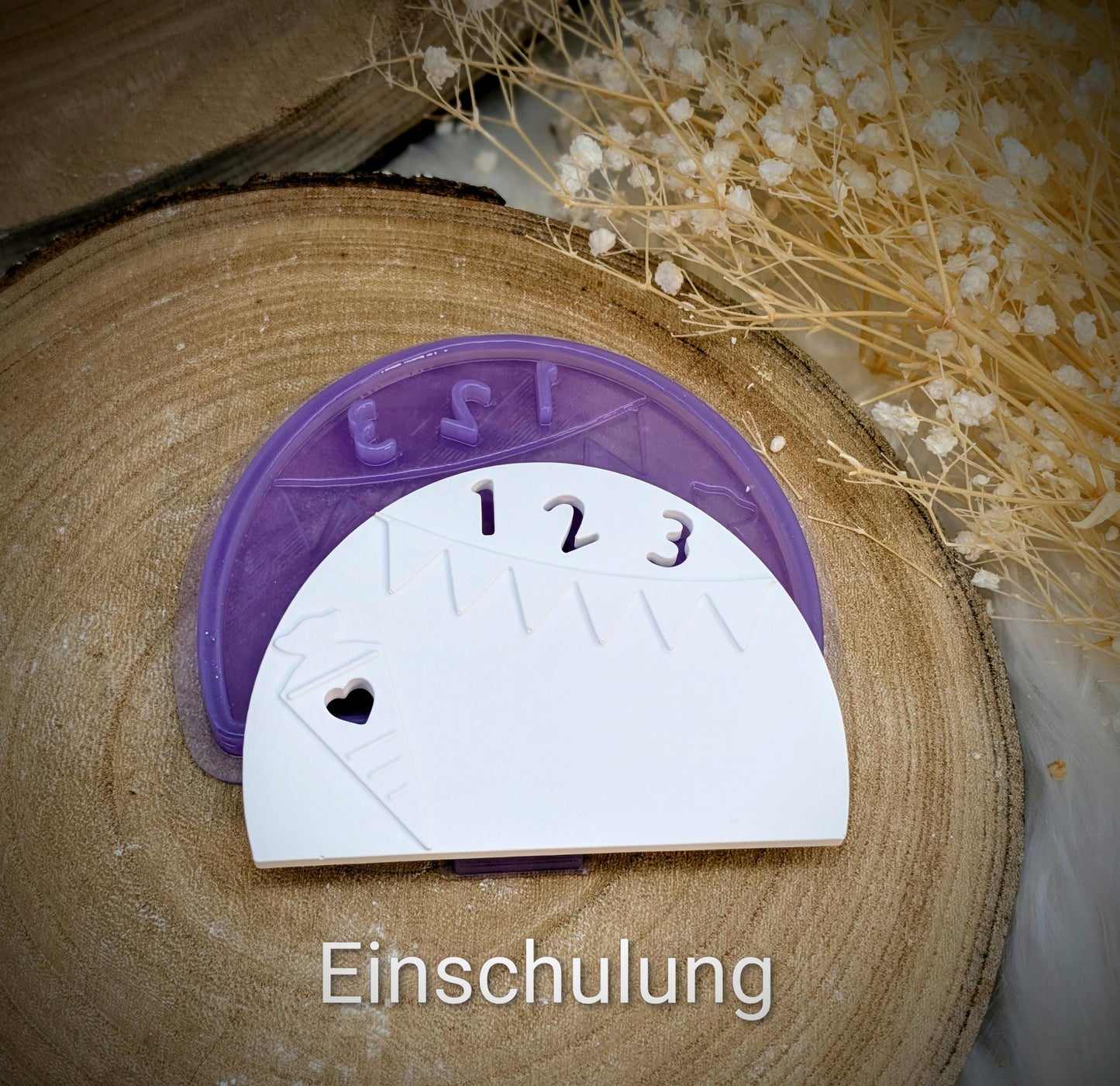 Silikonform Lichtbogen / Einschulung / Schule / Schulkind / 1. Klasse / Silikonform / Raysin
