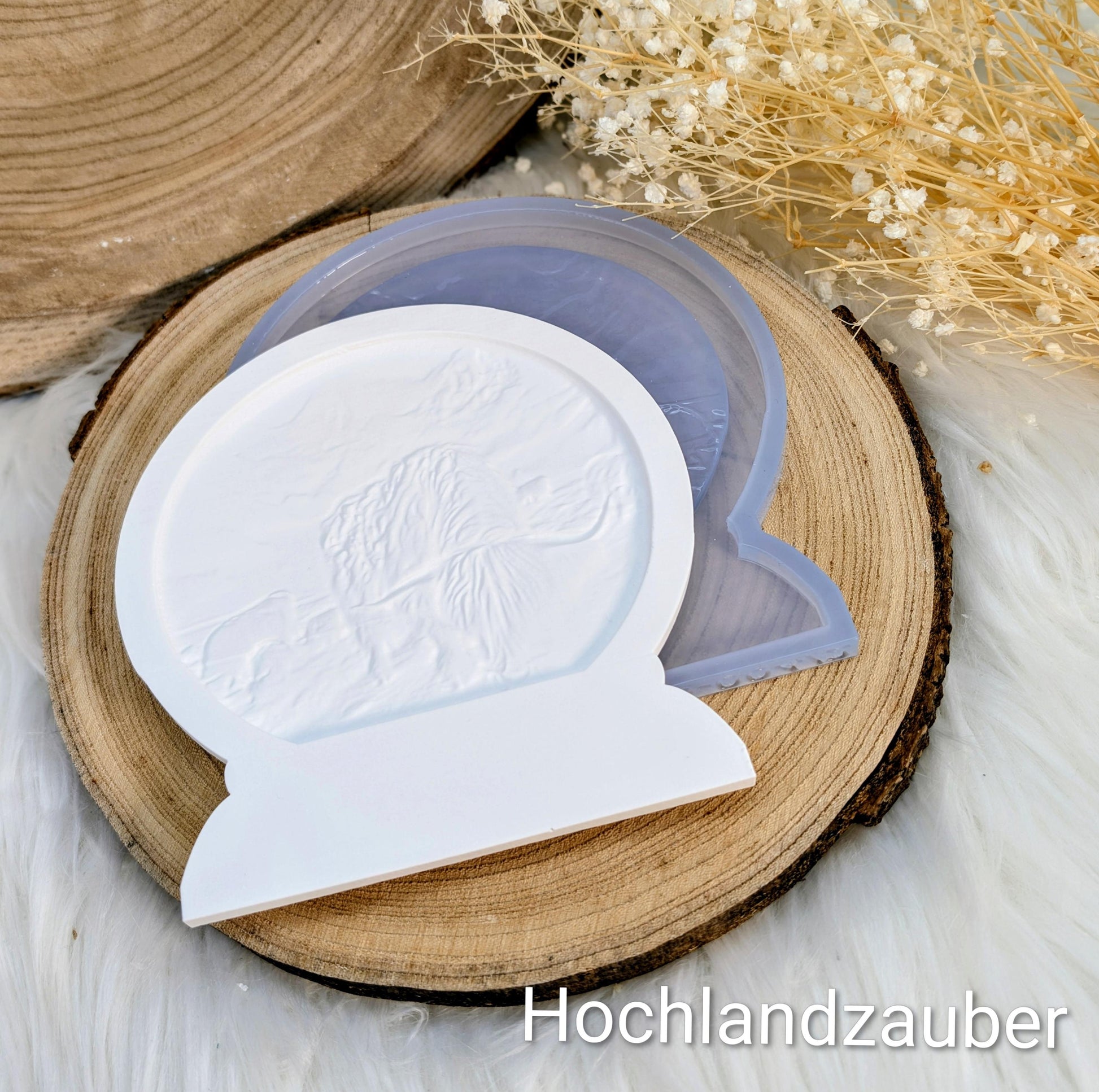 Loop Lampe/ Hochlandzauber / Hochlandrind / Premium-Qualität / Lampe / Lithophane / Gießform / Raysin / Silikonform