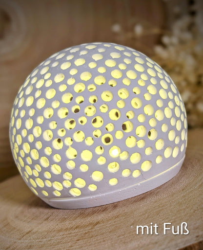 Silikonform für Lichtkugel / Sternenlicht / Sterne / Lampe / mit Boden / Raysin / Silikonform