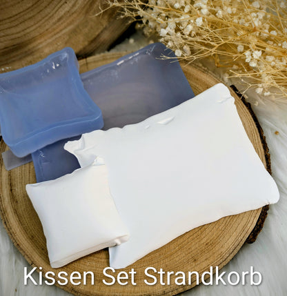 Silikonform Kissen Set Strandkorb / Kissen / RubOn / Ostsee / Nordsee / Raysin / Silikonform