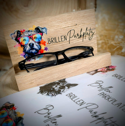 RubOn Sticker / Brillenparkplatz / A4 Bogen / Randlos /Abreibebilder / DIY Sticker für z.B. Glas Holz