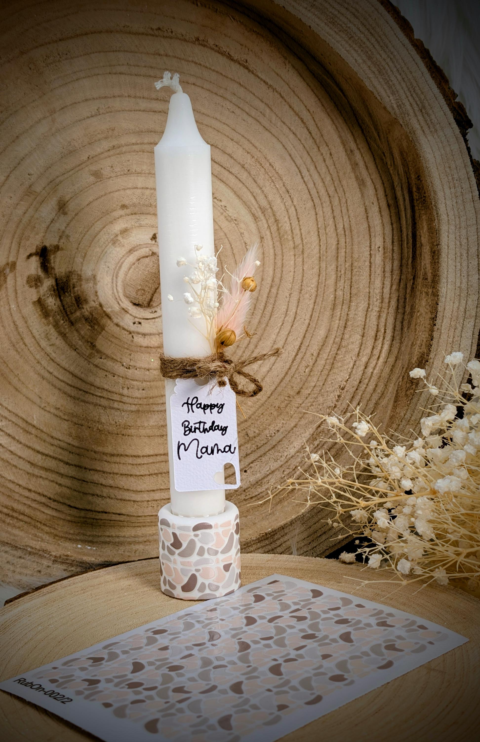 RubOn Sticker / Boho Shapes Nude / A6 Bogen / Randlos /Abreibebilder / DIY Sticker für z.B. Glas Holz