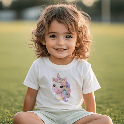 Einhorn Strickoptik / DTF Print / Bügelbild / Unicorn
