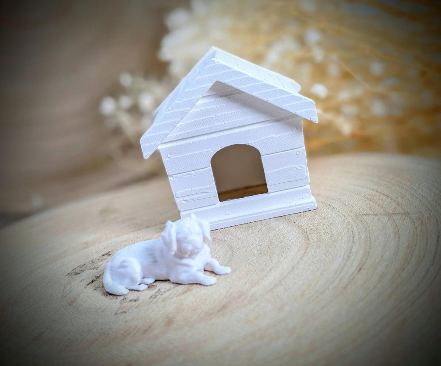 Silikonform Hudehütte/ Mini / Hund / Haus / Pfote / Lichteinfall / Gießform / Raysin / Silikonform