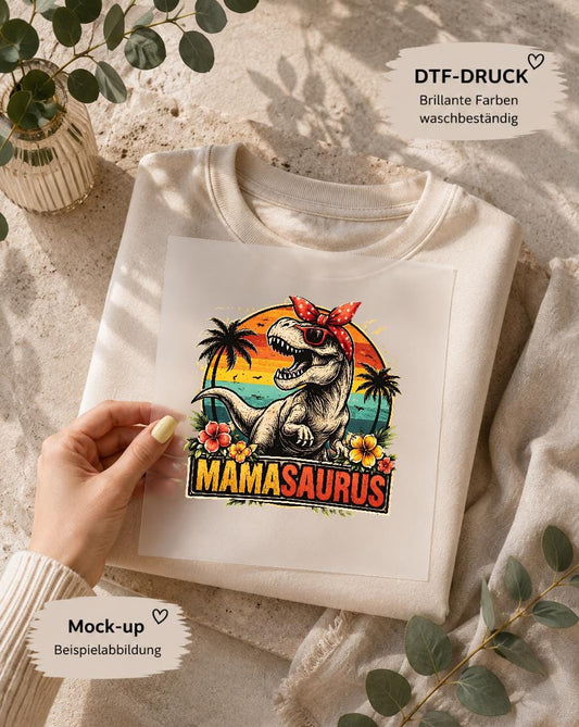 Mamasaurus / DTF Print / Bügelbild / Dino / Unisex