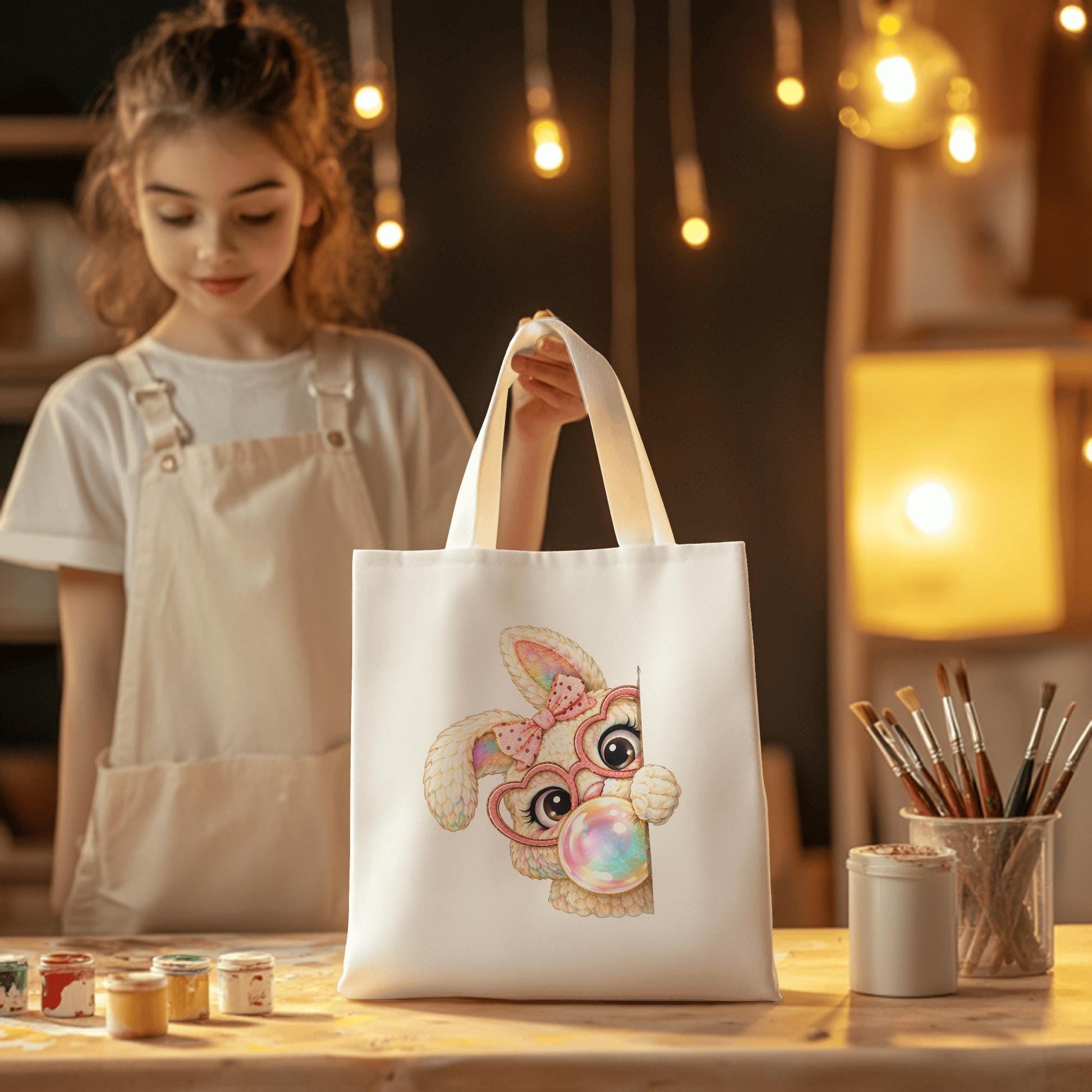 Bubble Bunny / DTF Print / Bügelbild / Hase / Unisex