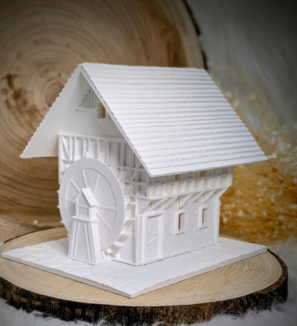 Silikonform für Lichthaus / Fachwerk Mühlenradhaus / Lichthaus / Mühle / Raysin / Silikonform