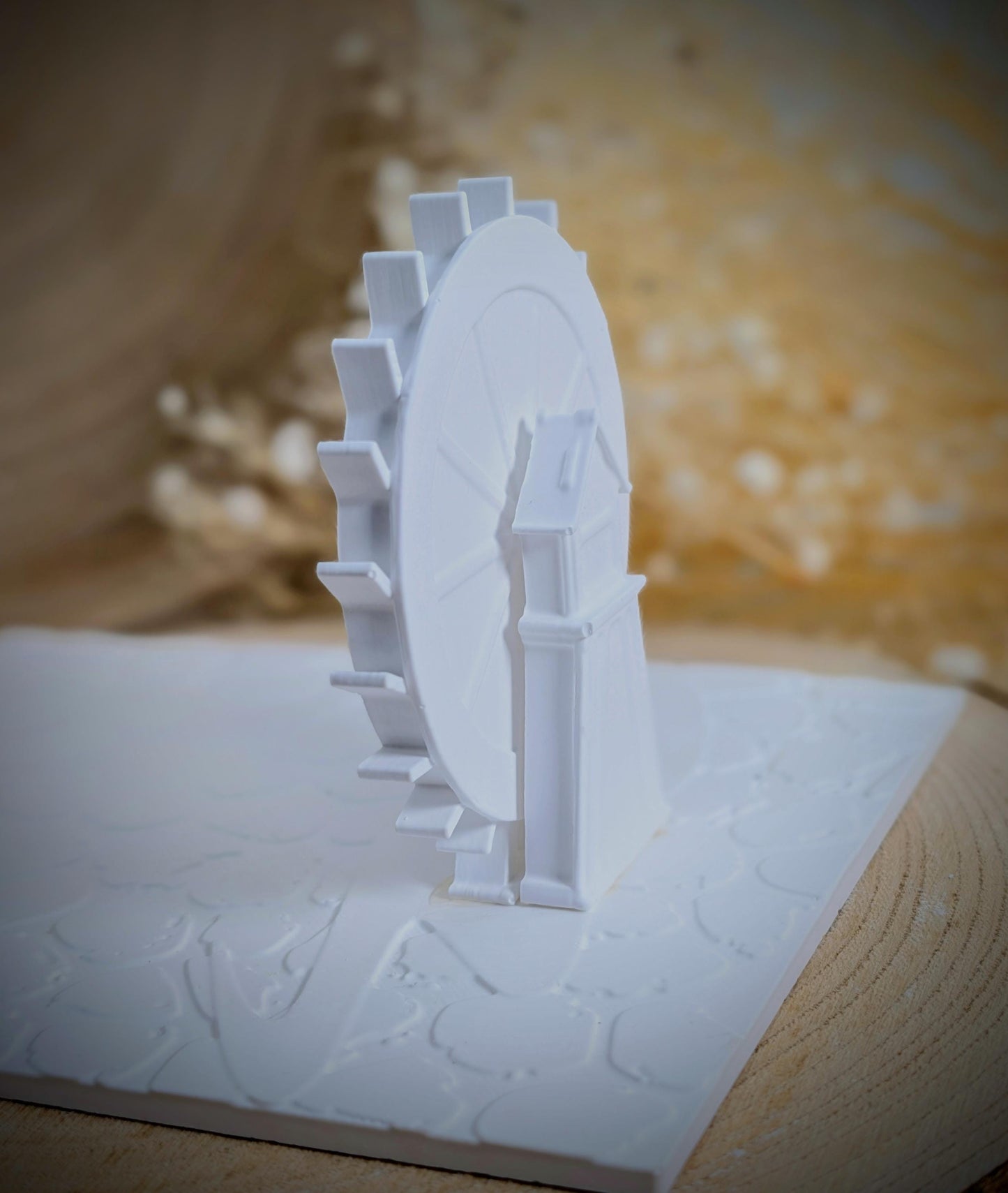 Silikonform für Lichthaus / Fachwerk Mühlenradhaus / Lichthaus / Mühle / Raysin / Silikonform