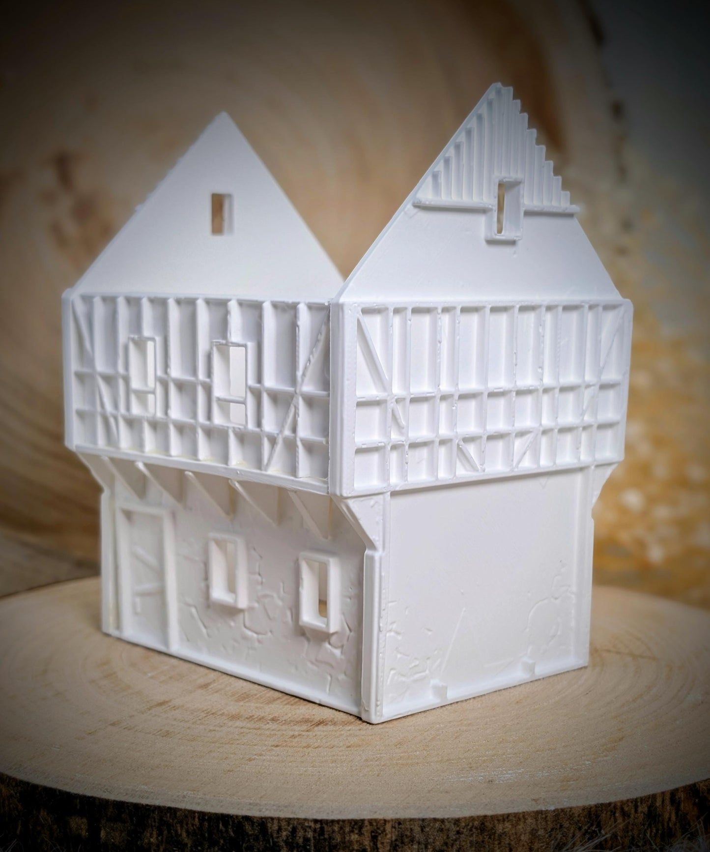 Silikonform für Lichthaus / Fachwerk Mühlenradhaus / Lichthaus / Mühle / Raysin / Silikonform
