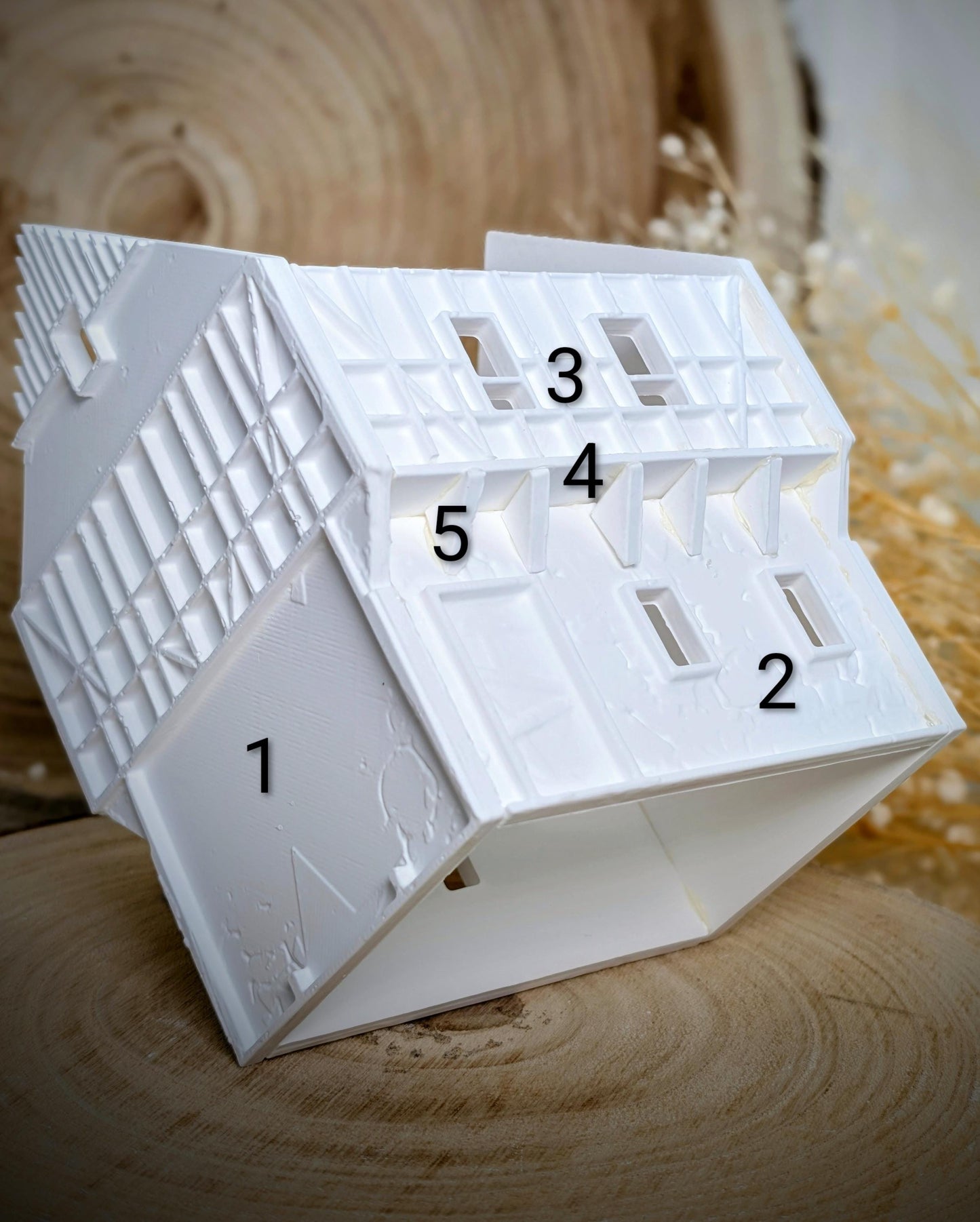 Silikonform für Lichthaus / Fachwerk Mühlenradhaus / Lichthaus / Mühle / Raysin / Silikonform