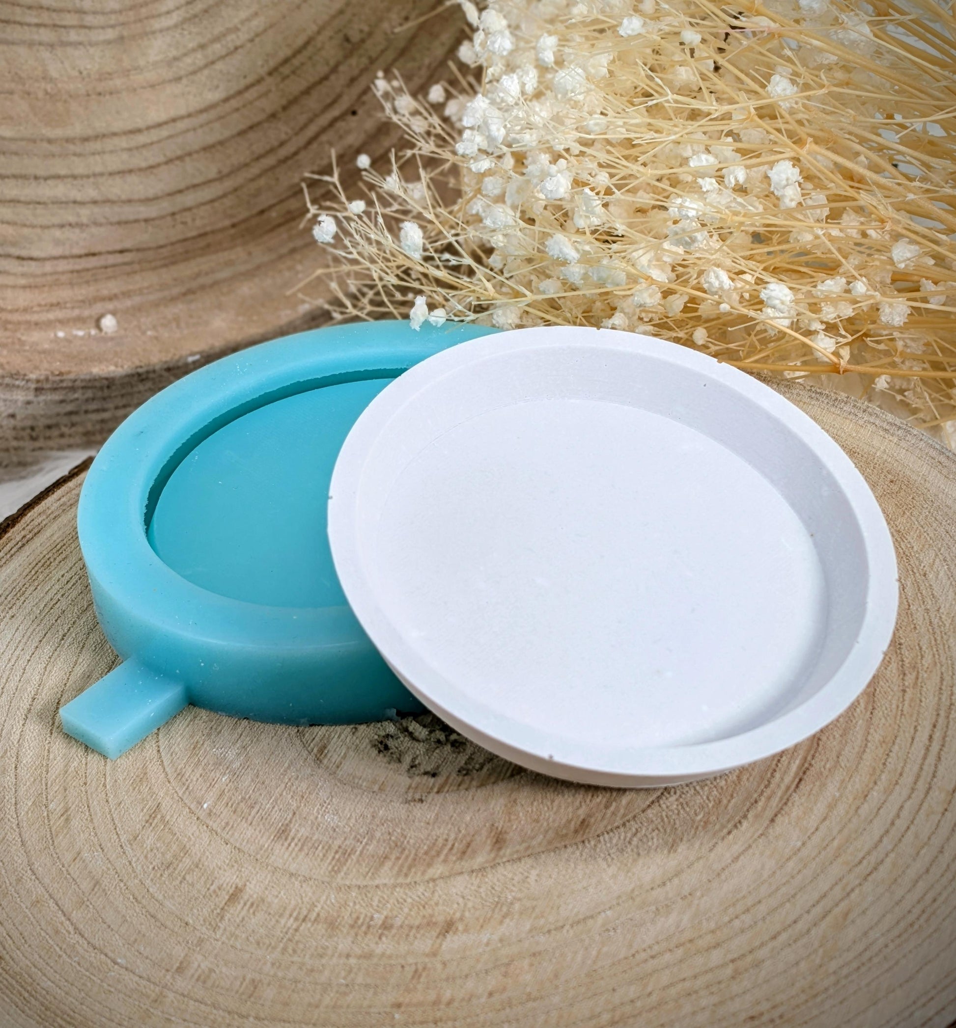 Silikonform Runde Untersetzer / 9,7cm / Gießform / Raysin / Silikonform