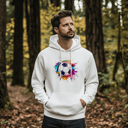 Fußball / DTF Print / Bügelbild / Farbklecks / Unisex