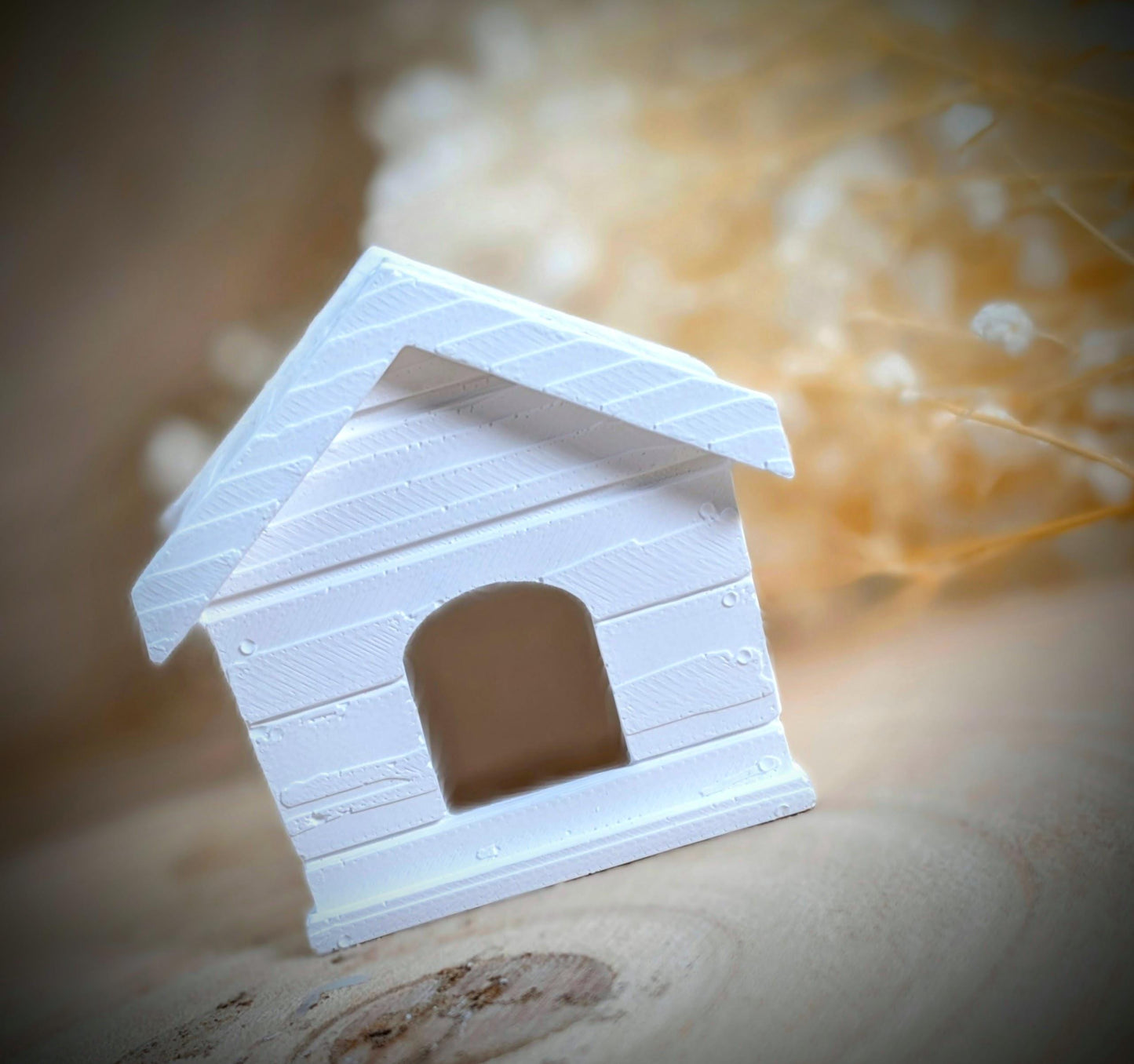 Silikonform Hudehütte/ Mini / Hund / Haus / Pfote / Lichteinfall / Gießform / Raysin / Silikonform