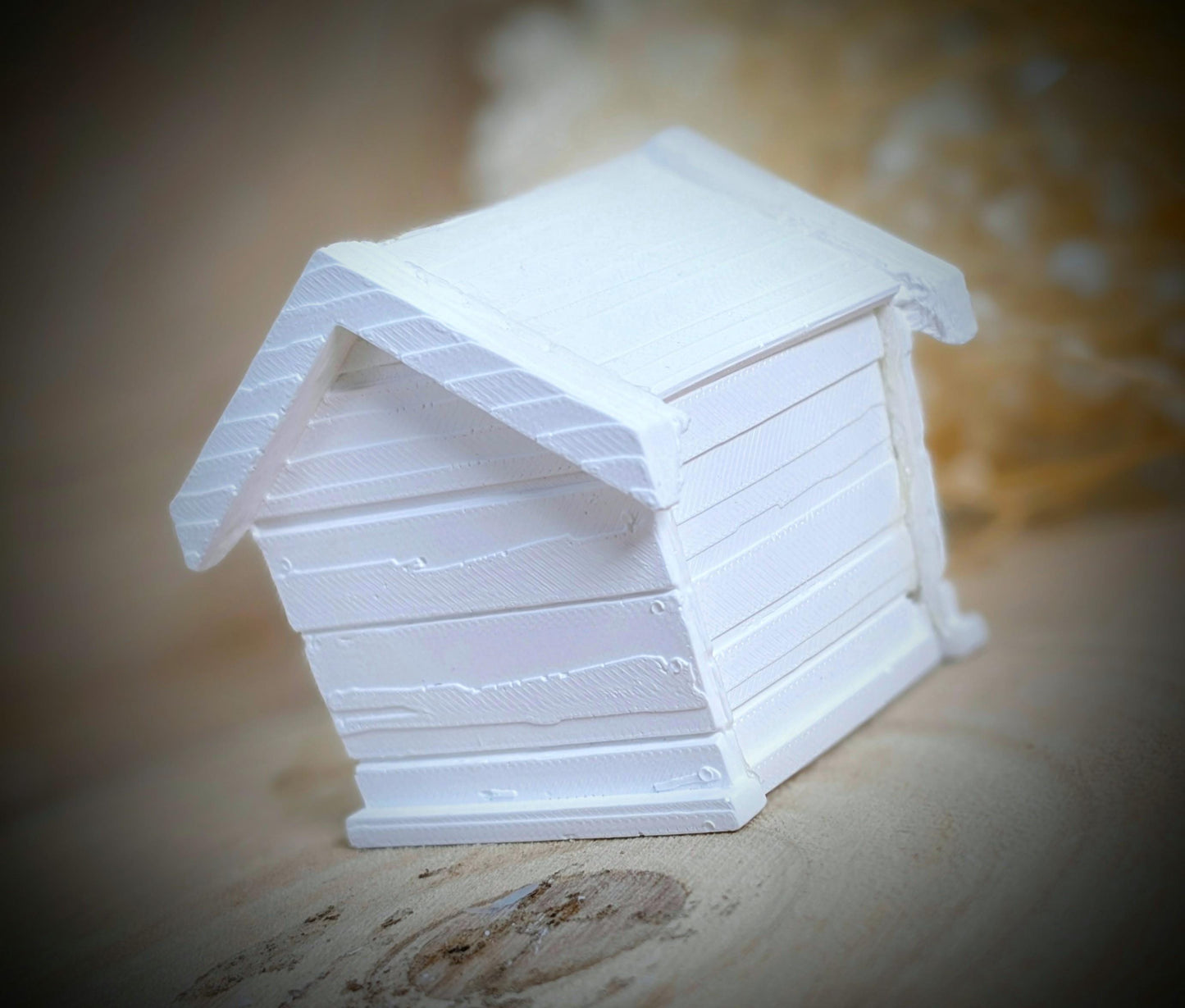 Silikonform Hudehütte/ Mini / Hund / Haus / Pfote / Lichteinfall / Gießform / Raysin / Silikonform