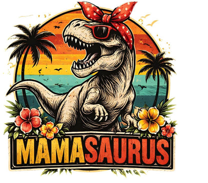 Mamasaurus / DTF Print / Bügelbild / Dino / Unisex