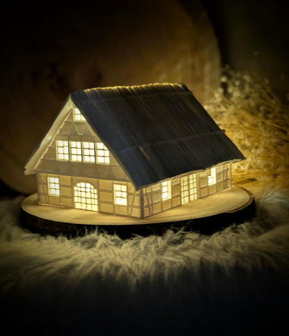 Silikonformen für Bauernhaus / Reetdach / Lichthaus / Raysin / Silikonform