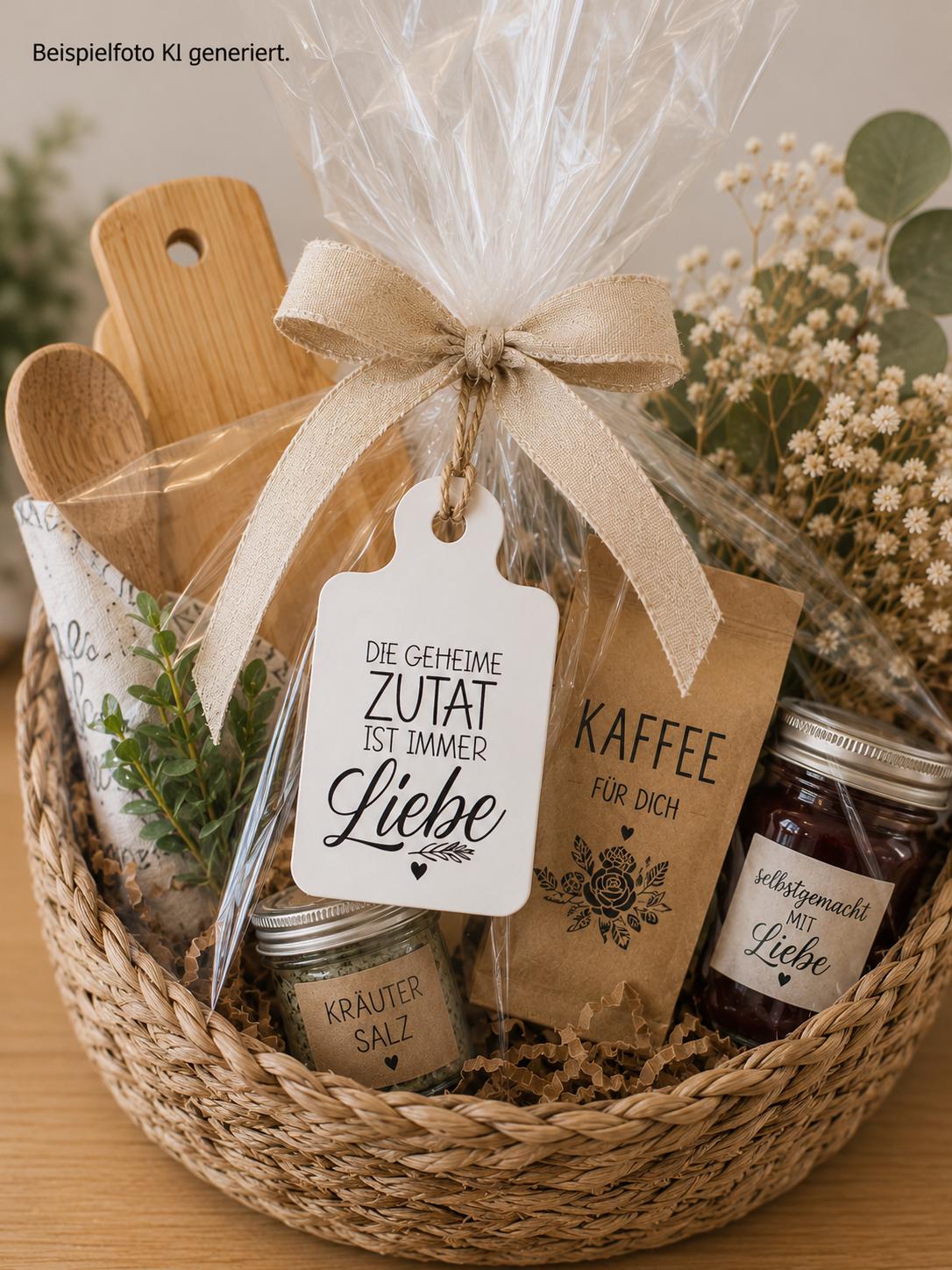 RubOn Sticker / Küchenliebe / A4 Bogen / Randlos /Abreibebilder / DIY Sticker für z.B. Glas Holz