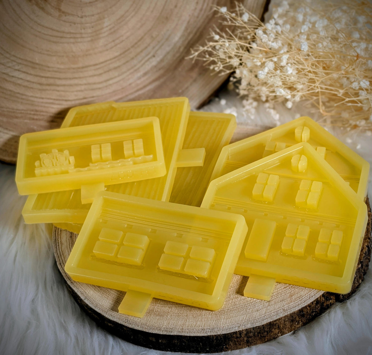 Silikonform für Lichthaus / Mühlenhaus / Lichthaus / Mühle / Raysin / Silikonform