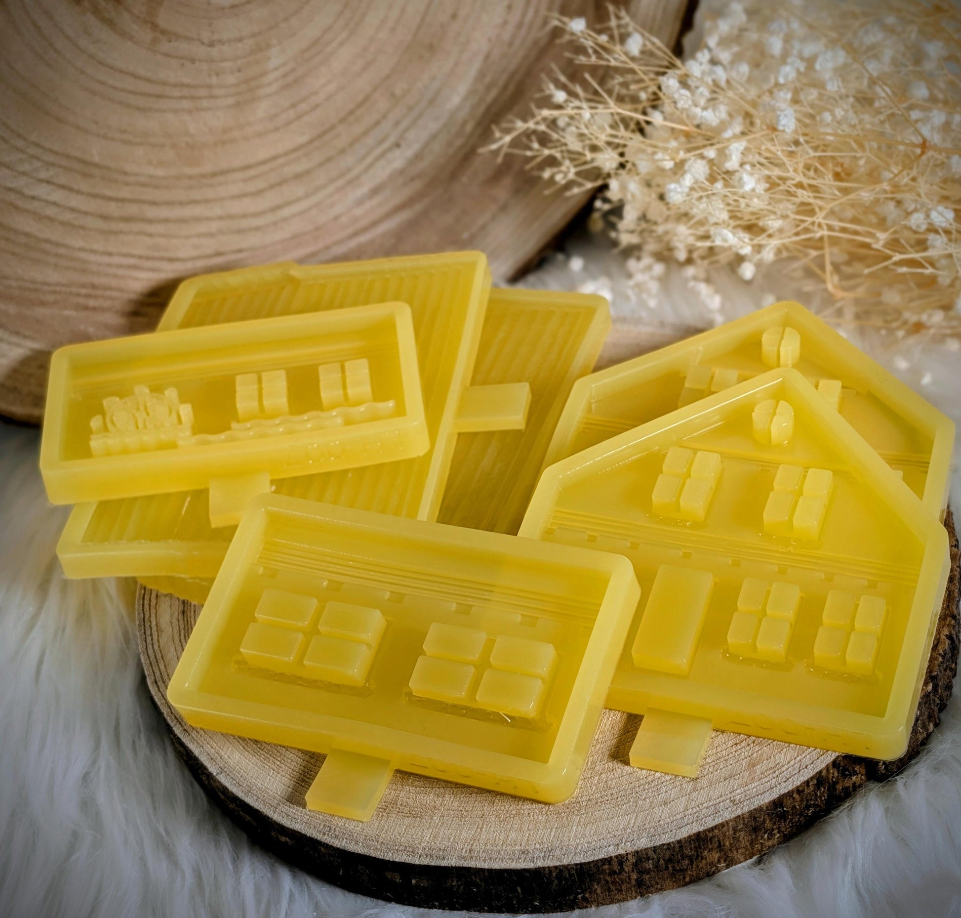 Silikonform für Lichthaus / Mühlenhaus / Lichthaus / Mühle / Raysin / Silikonform