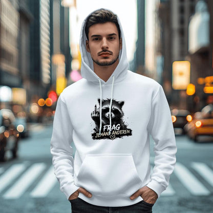 Frag jemand anders / DTF Print / Bügelbild / Waschbär / Unisex